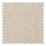 Repose-pieds capitonné Leso Tissu Saia: Beige - Noir