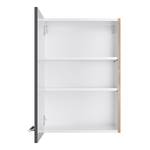 Wandkast OPTIkomfort VI Antracietkleurig/Wildeikenhouten - Breedte: 50 cm