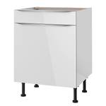 Armoire basse OPTIkomfort I Blanc brillant - Largeur : 60 cm