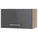 Armoire murale OPTIkomfort V Anthracite / Chêne sauvage - Largeur : 60 cm