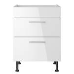 Meuble de cuisson OPTIkomfort II Blanc brillant - Largeur : 60 cm