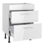 Meuble de cuisson OPTIkomfort II Blanc brillant - Largeur : 60 cm