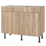 Armoire basse OPTIkomfort III Imitation chêne sauvage - Largeur : 100 cm