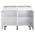 Armoire basse OPTIkomfort I Blanc brillant - Largeur : 100 cm