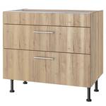 Kookplaatkast OPTIkomfort II wild eikenhouten look - Breedte: 90 cm