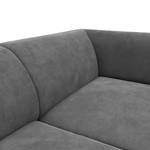 2,5-Sitzer Sofa DUNKELD Samt Shyla: Grau