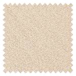 Ecksofa DUNKELD 2,5-Sitzer mit Ottomane Bouclé Stoff Bony: Beige - Ottomane davorstehend links