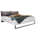 Bedframe Alicante wit/grafietkleurig - 160 x 200cm