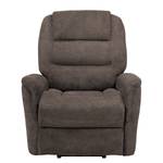 Tv-fauteuil Exeter met sta-op-hulp steengrijs - microvezel