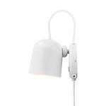 Wandlamp Angle staal - 1 lichtbron - wit - Wit