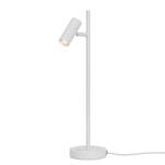 Lampe Omari Acier - 1 ampoule - Blanc - Blanc