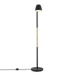 Lampadaire Theo Acier / Bois - 1 ampoule