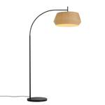 Standleuchte Dicte Baumwolle / Stahl - 1-flammig - Beige - Beige