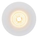 Spot encastrable Stake Acier / Matière plastique - 1 ampoule - Blanc - Blanc