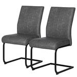 Chaises cantilever Ringa - Lot de 2 Gris