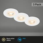 LED-Einbauleuchte Kulana II (3er Set) Nylon - 3-flammig - Weiß