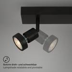 LED-plafondlamp Rugi I ijzer - Aantal lichtbronnen: 2