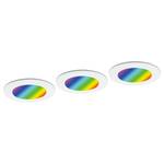 LED-Einbauleuchte Fungo Color (3er Set) Nylon - 3-flammig - Weiß