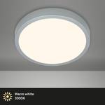 LED-Deckenleuchte Runa III Nylon / Eisen - 1-flammig - Silber