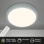 LED-Deckenleuchte Runa IV Nylon / Eisen - 1-flammig - Silber