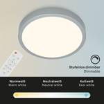 LED-Deckenleuchte Runa IV Nylon / Eisen - 1-flammig - Silber