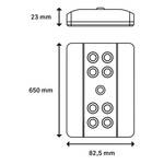 Meubellamp Otte nylon - 8 lichtbronnen