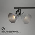 Plafondlamp Soft ijzer - Aantal lichtbronnen: 3