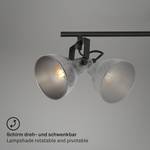 Plafondlamp Soft ijzer - Aantal lichtbronnen: 4