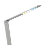 LED-tafellamp Haiti nylon / ijzer - 1 lichtbron - Zilver