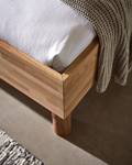 Massief houten bed Coroo III Wild eikenhout - 100 x 200cm
