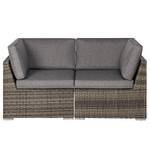 Loungeset Bahrani (2-delig) polypropeen/polyester - grijs