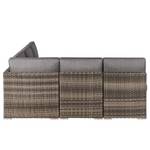 Loungeset Bahrani 5-teilig B Polypropylen / Polyester - Braun / Grau