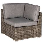 Loungeset Bahrani III (5-delig) polypropeen/polyester - grijs