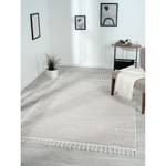 Tapis Enya Polyester / Coton - Blanc - 140 x 200 cm