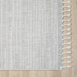 Kurzflorteppich Enya Polyester / Baumwolle - Weiß - 140 x 200 cm