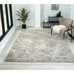 Tapis Nelia Polyester / Coton - Gris / Beige - 200 x 290 cm