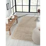 Hochflorteppich My Shaggy Polypropylen / Jute - Beige - 80 x 200 cm