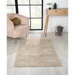 Hochflorteppich My Shaggy Polypropylen / Jute - Beige - 100 x 150 cm