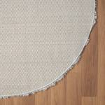 Hochflorteppich My Shaggy Polypropylen / Jute - Creme - 120 x 120 cm