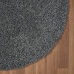 Hoogpolig vloerkleed My Shaggy polypropeen/jute - Grijs - 150 x 150 cm