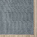 Kurzflorteppich Avery Polyester / Baumwolle - Grau - 200 x 290 cm