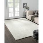 Tappeto a pelo lungo My Shaggy Polipropilene / Iuta - Bianco crema - 200 x 290 cm