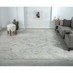 Tapis My Type Polyester / Coton - Crème / Gris - 200 x 290 cm