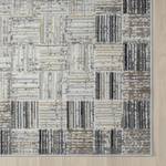 Laagpolig vloerkleed My Mood polyester/katoen - beige/grijs - 160 x 230 cm