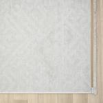 Kurzflorteppich My Type Polyester / Baumwolle - Creme / Grau - 80 x 150 cm