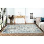 Tapis My Heriz Polyester / Coton - Bleu / Beige - 200 x 290 cm