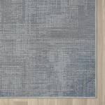 Laagpolig vloerkleed My Stripes polyester/katoen - beige/blauw - 80 x 150 cm
