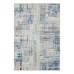 Laagpolig vloerkleed My Stripes polyester/katoen - beige/blauw - 160 x 230 cm