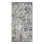 Laagpolig vloerkleed My Heart polyester/katoen - beige/grijs - 80 x 150 cm