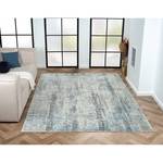 Laagpolig vloerkleed My Look II polyester/katoen - blauw/beige - 200 x 290 cm